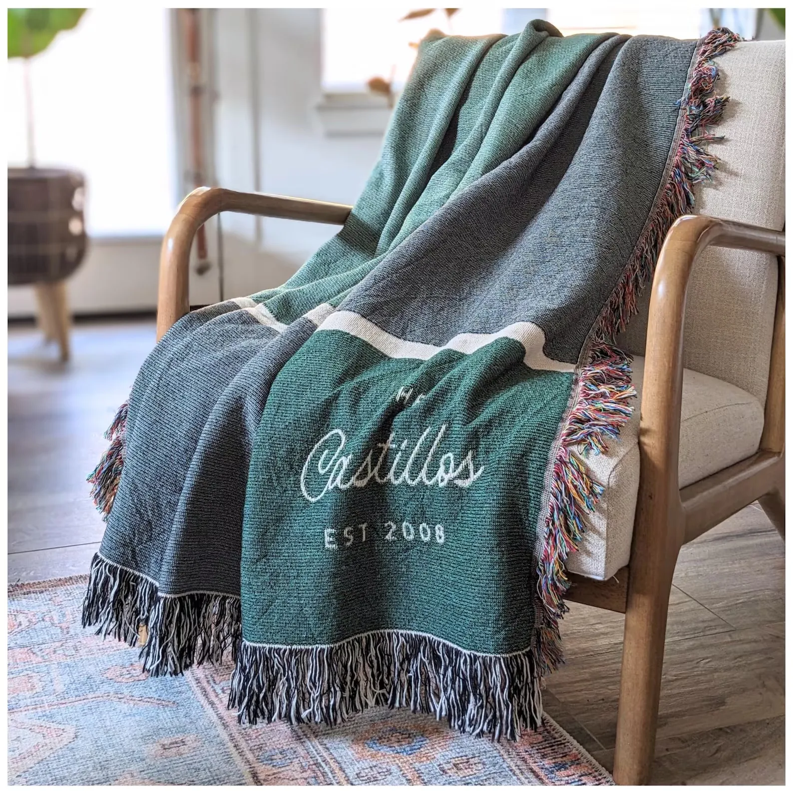 7. Personalized Throw Blanket